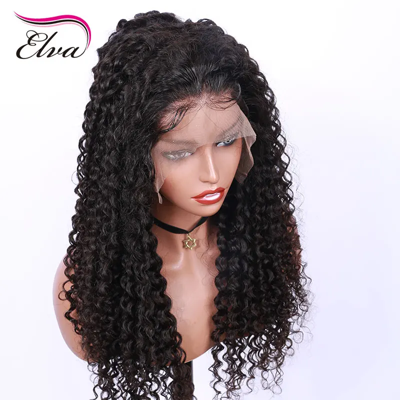 Elva 150% плотность 4 5*4 5 шелковые Базовые кружевные передние человеческие волосы