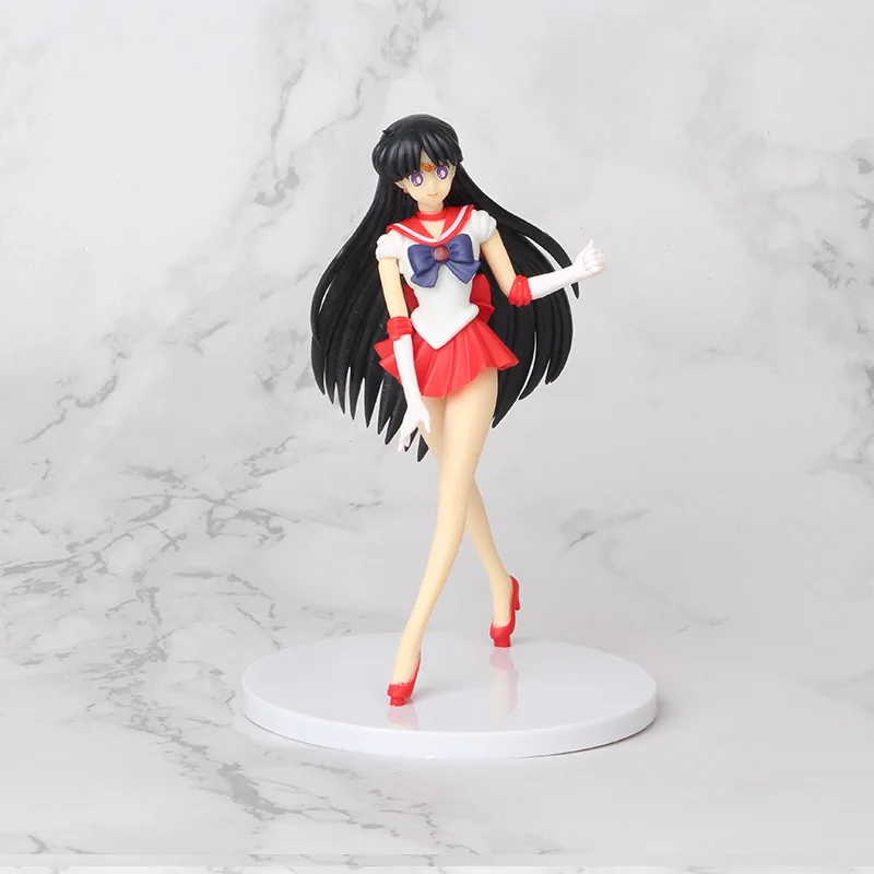

5PCS/Set Hot Anime Figure Sailor Moon Mercury Venus Uranus PVC Statue Cake/Car Decoration Collection Toys Doll