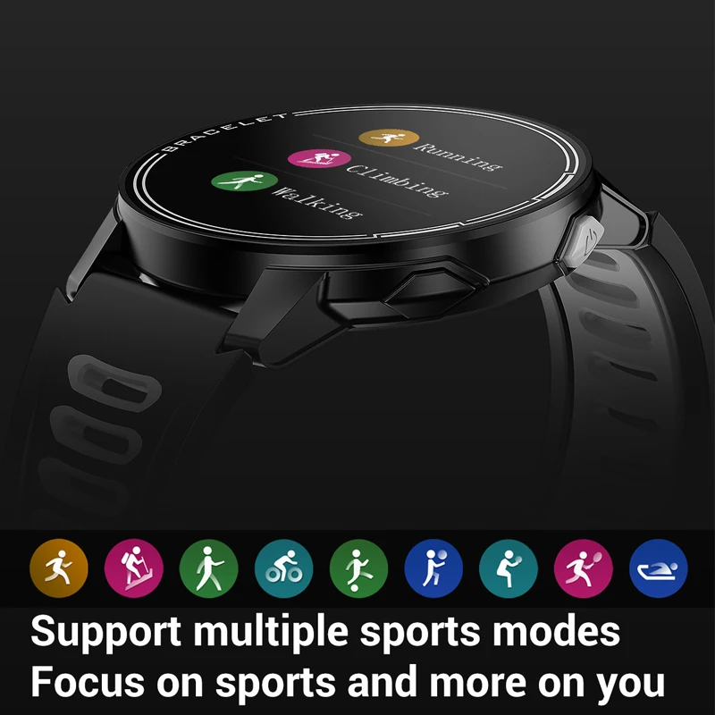 

2021 Smart Watch Call Message Reminder Fitness Heart Rate Tracker Sports Fitness Cycling Women Men Smartwatch For iOS Android