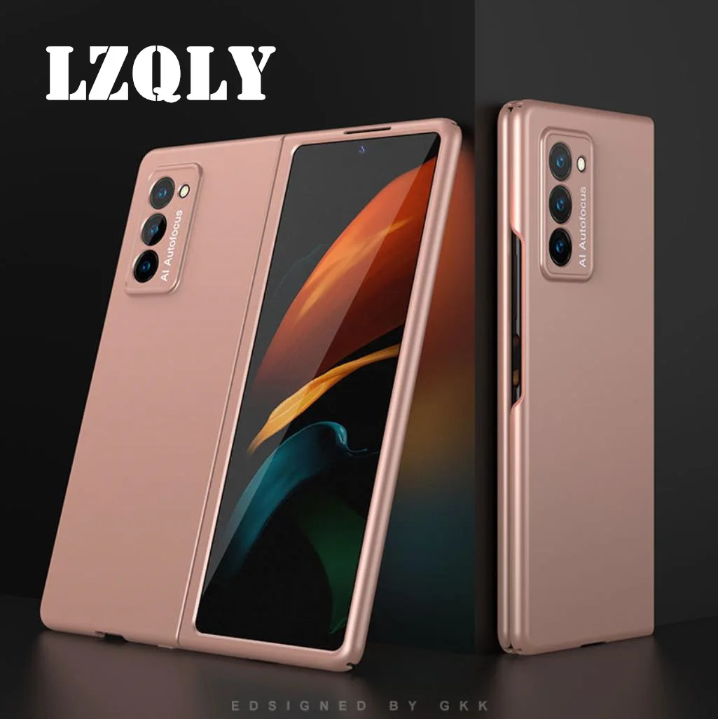 

Чехол для Samsung Z Fold 2, жесткий ударопрочный защитный чехол из поликарбоната, передний и задний бампер, полная защита на Z Fold2 Galaxy Fold
