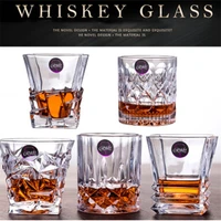 luxury crystal whiskey glass whiskey cup bar beer water and party hotel wedding glasses gift household drinkware