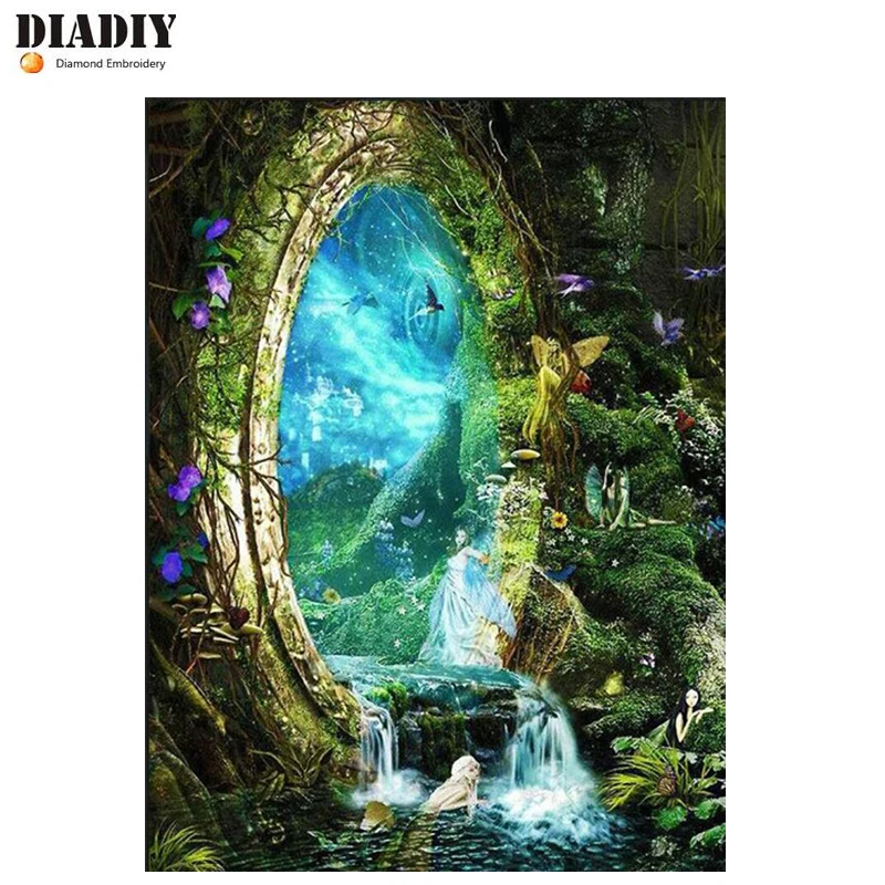 Алмазная вышивка DIADIY искусственная квадратная Фантазийная картина стразы