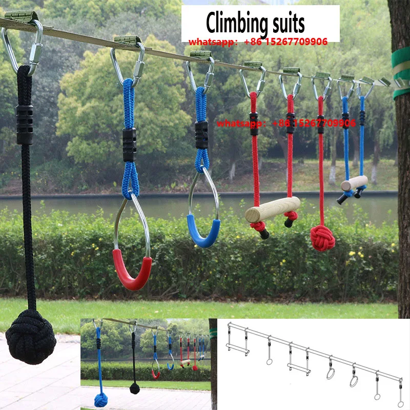 

Sensory Training Equipment Suspension Swing Walking Flat Arm Sports Toys Outdoor Ninja Climbing Household Exercise
