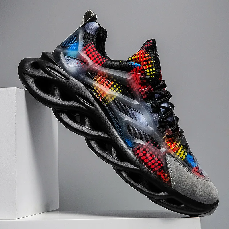 

new mens sneakers flat New fashion men's shoes Spring luminous dad shoes in summer 2020 Individual Daisy casual shoes