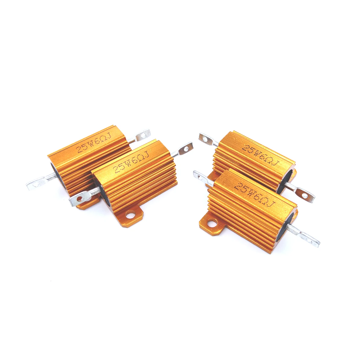 2 шт. 56R 56ohm 56 5R 5ohm 5 R Ohm 25W Вт проволочный алюминиевый мощный металлический корпус