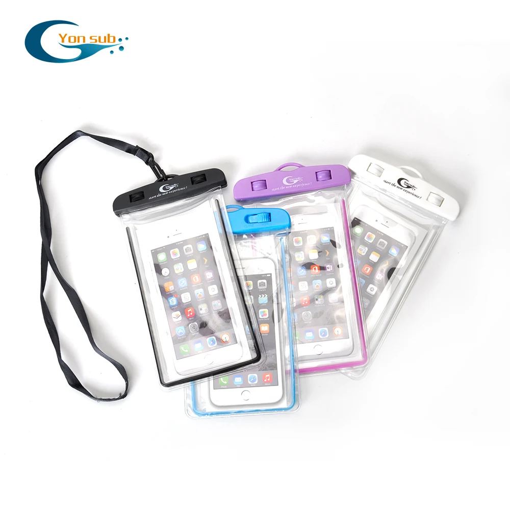 Водонепроницаемый чехол для сотовых телефонов плавания подводный с диагональю 3