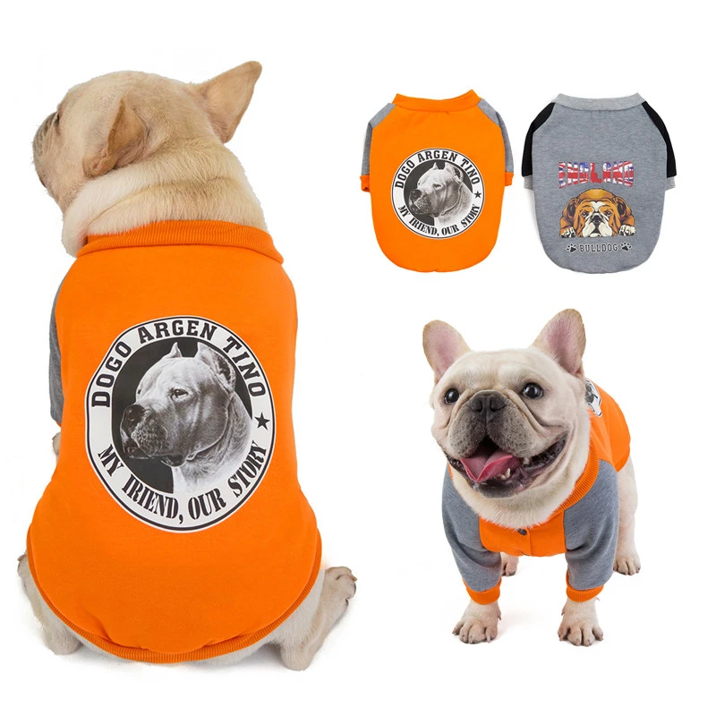 

Autumn Winter Pet Dog Clothes For Small Dogs Clothing Dog Coat Puppy Jacket Hoodies Pekingese Shar Pei French Bulldog Francais