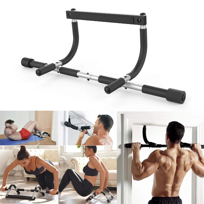 

Multi-Gym Doorway Pull Up Bar Fitness Portable Chin Pull Push Sit Up Multi-Grip Body Strength Fitness Tool