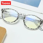 Yoovos очки для чтения, женские очки для чтения, синий светильник, женские брендовые дизайнерские очки для женщинмужчин, винтажные очки