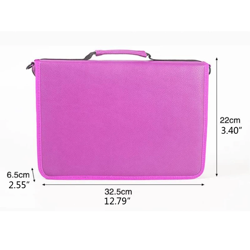 

160 PU Pencils Case Leather Large Capacity Portable Pencil Bag For Colored Pencil Gel Pen Case Art Supplies