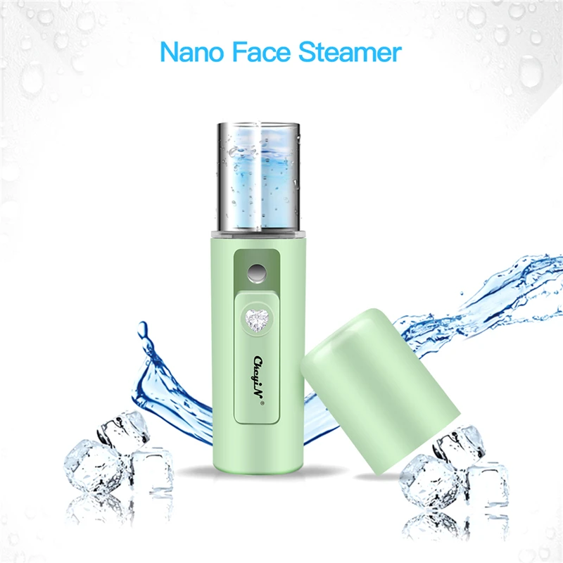 Удобный Мини отпариватель для лица CkeyiN Cool Mist Spayer Spa Nano мистер уход за кожей
