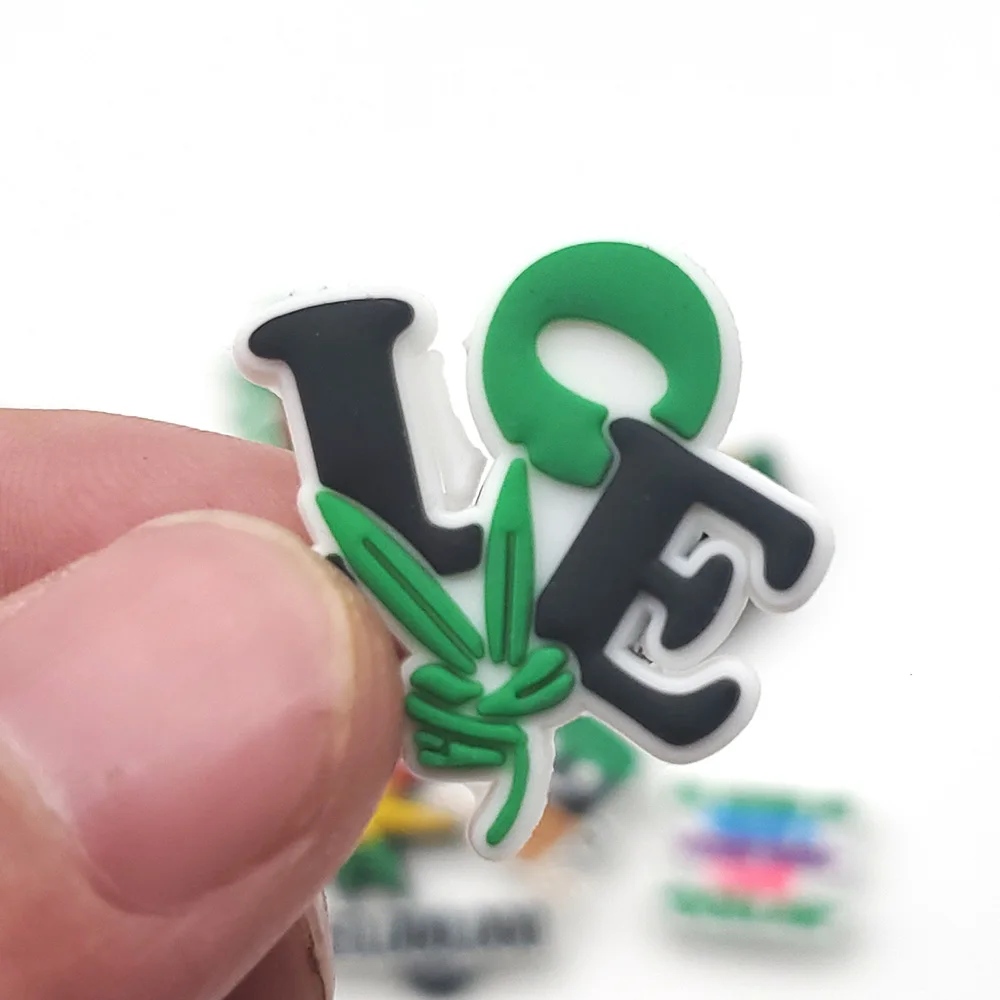 1 шт. забавные подвески для обуви в виде листьев | Обувь