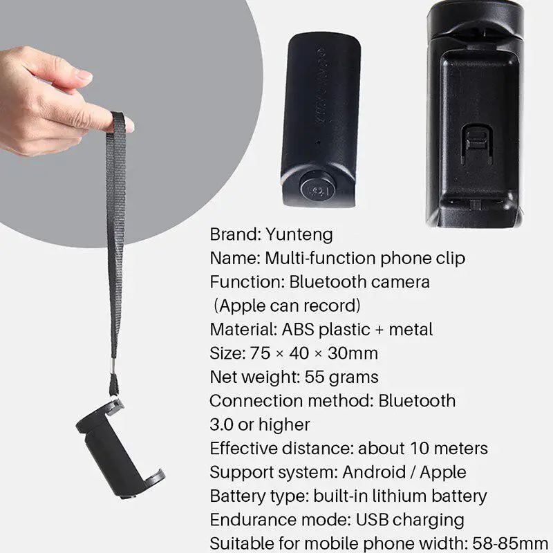 MeterMall Bluetooth Selfie Booster ручка анти встряхивание телефон стабилизатор держатель с