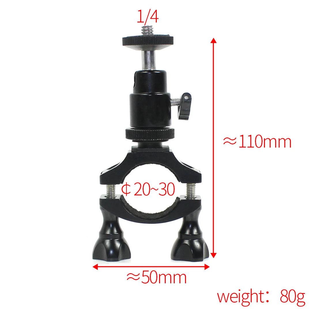 Cycling Bike Mount Handlebar Holder 1/4 Screw 360 Rotatable for Insta360 ONE X EVO Panoramic Gopro Hero 8 7 6 Action Camera | Электроника