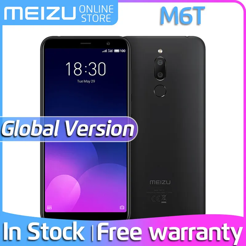 Meizu M6T 6T смартфон с 5 7 дюймовым дисплеем восьмиядерным процессором MTK6750 ОЗУ 2 Гб ПЗУ