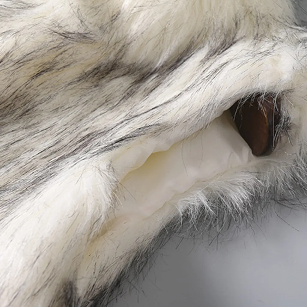 Женское шерстяное элегантное женское пальто без рукавов из искусственного меха