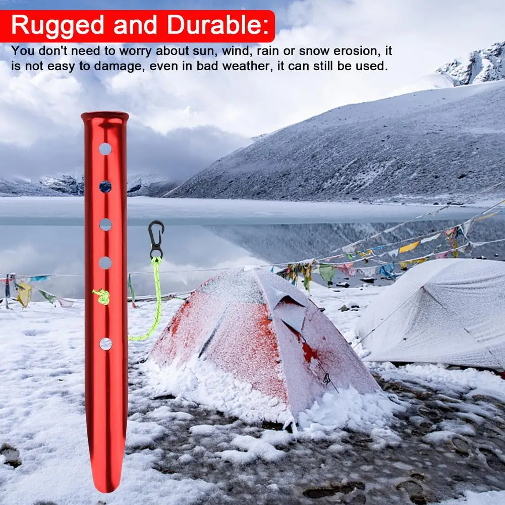 Tent Stakes Metal Garden Camping Tool Set Landscape Pins Lawn For Weed Barrier Fabric Ground Cover Fix Ten | Спорт и развлечения