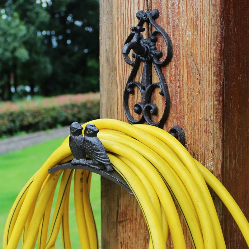 Европейский винтажный дизайн для пары птиц чугунный держатель водопроводной