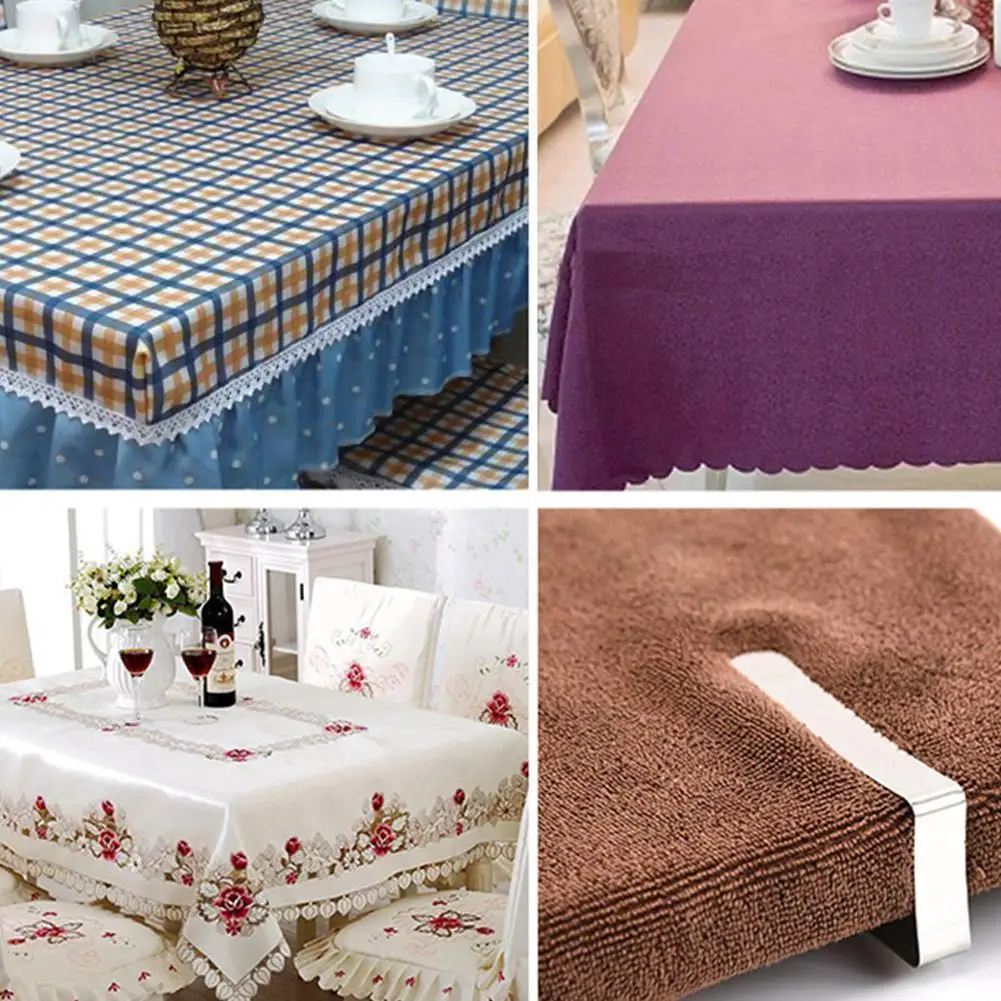 8 шт Сталь Скатерти зажим свадебные Променад покрытие стола стабильное положение