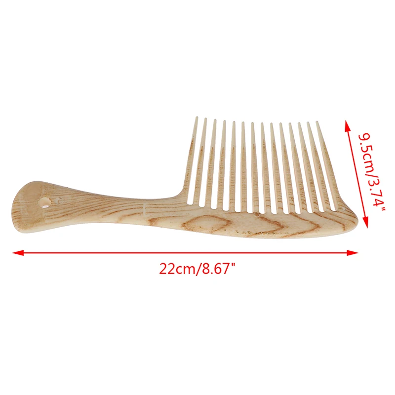 

Useful 1pc Large Wide Tooth Comb Hair Detangling Hairdressing Rake Comb Suitable For Hair Styling Tool For Salon Home Use