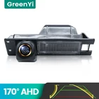 GreenYi 170  AHD 720P траектория Автомобильная камера заднего вида для Opel Corsa Meriva Zafira Insignia Fiat Night Vision Reverse Reversing 4 pin автомобильная парковка