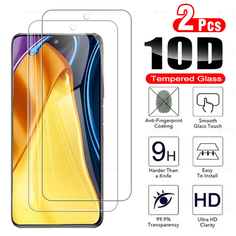 

2Pcs Tempered Glass For Xiaomi Poco M3 Pro Screen Protector For Poco M3 Pro poco m3 pro M3pro 6.5 inch Protective Glass