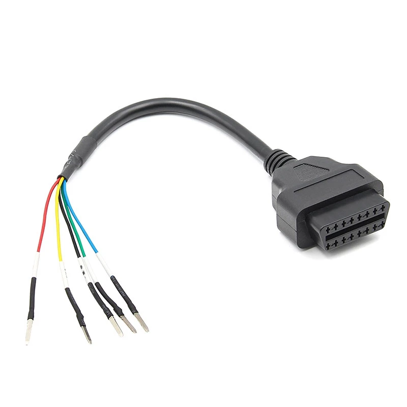 16 контактный разъем OBD OBD2 женский K линия может джемпер тестер соединитель