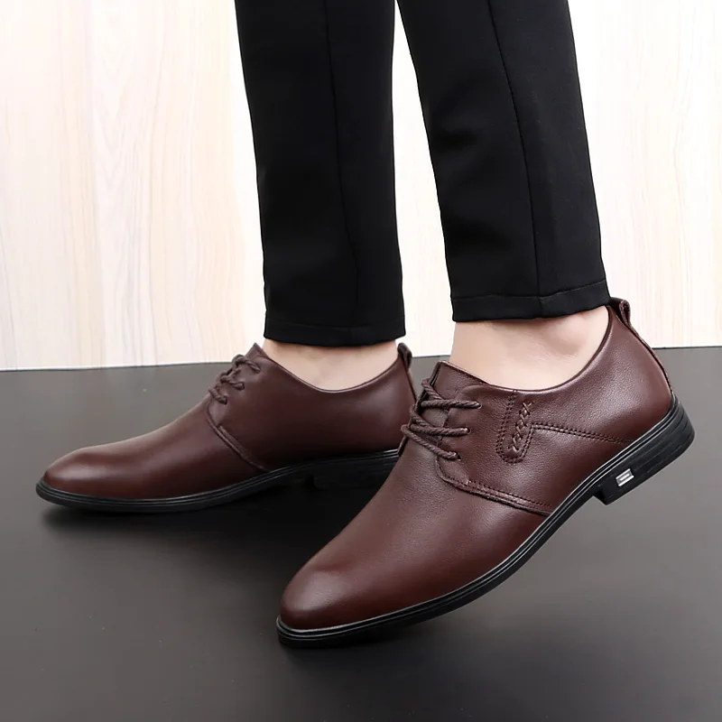 

Casual Shoes For Men Men Formal Shoes Men's Moccasins Dress Mens Causal Casual Man Handmade Leather Black Loafers Genuine