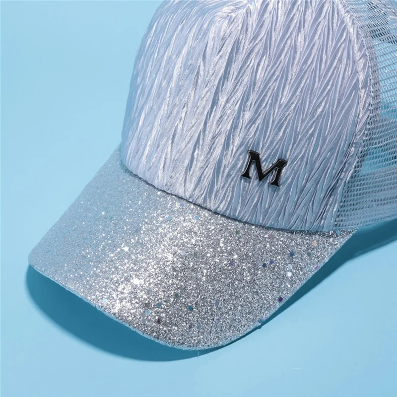 Модная бейсболка с надписью M женская уличная бейсбольная шляпа дышащая мужская