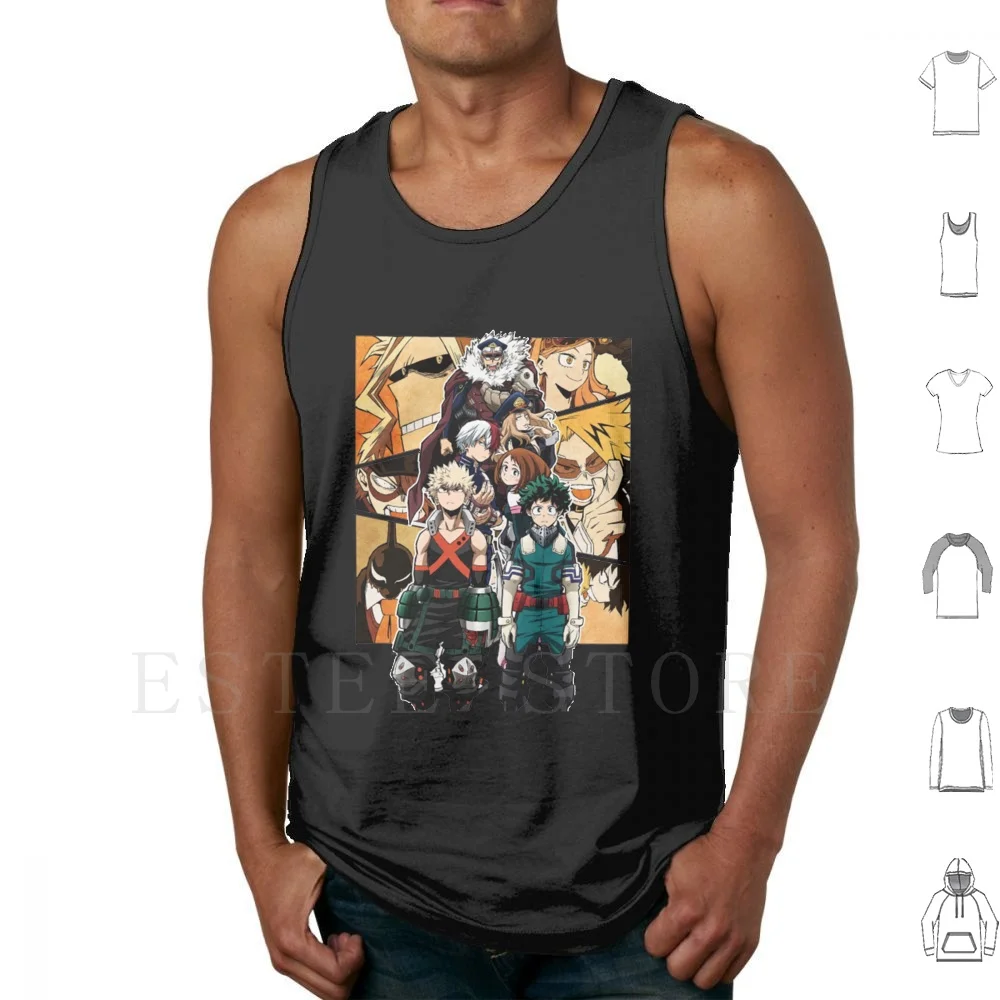 

Season 3 Tank Tops Vest Season 3 All Might Boku No Hero Boku No Hero Academia Deku Himiko Toga Izuku Midoriya Manga Mha