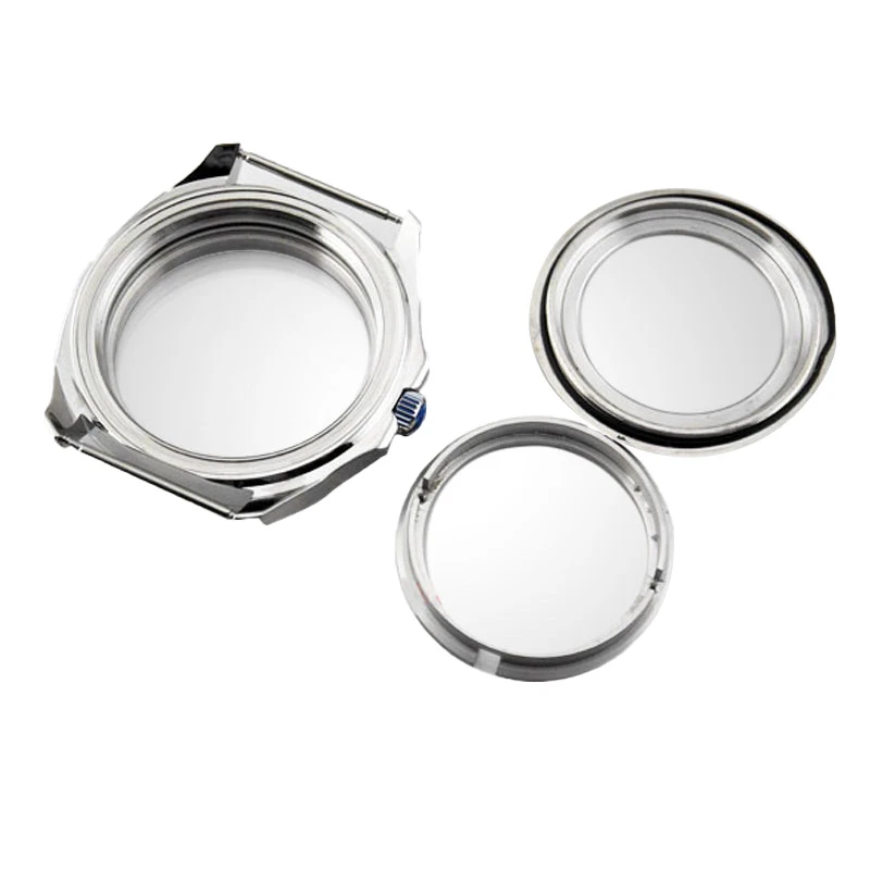 Стальной чехол для часов с матовым сапфировым стеклом 40 мм Miyota 821A/8215 ETA 2836