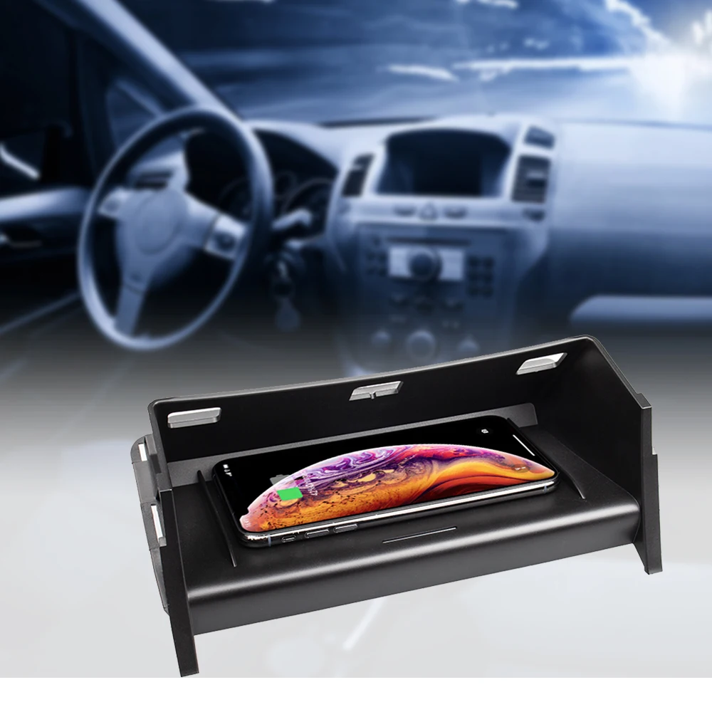 Автомобильное 10 Вт Qi Беспроводное зарядное устройство адаптер для мобильного