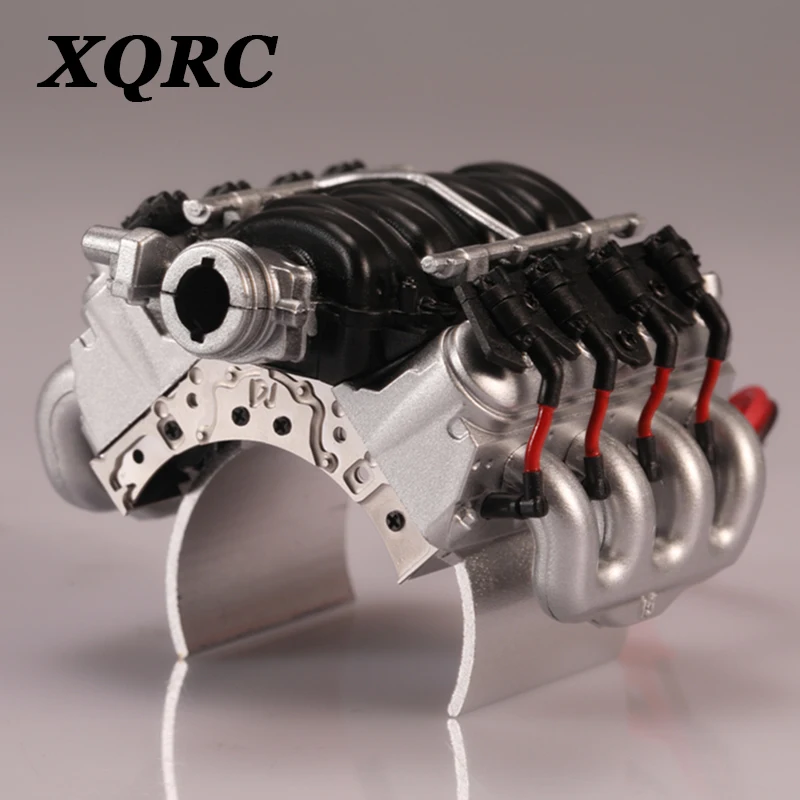 XQRC RC автомобиль LS7 V8 мотор с имитацией двигателя Охлаждающие вентиляторы