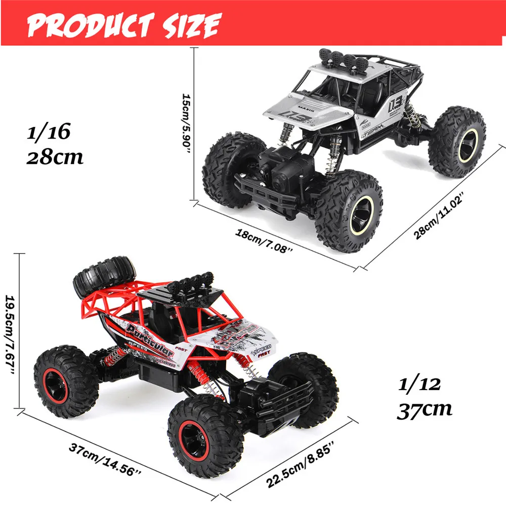 

6026 1:12 2.4G 4WD Remote Control RC Car Off-Road Truck RTR Vehicles Kids Childs Gift Indoor Toys