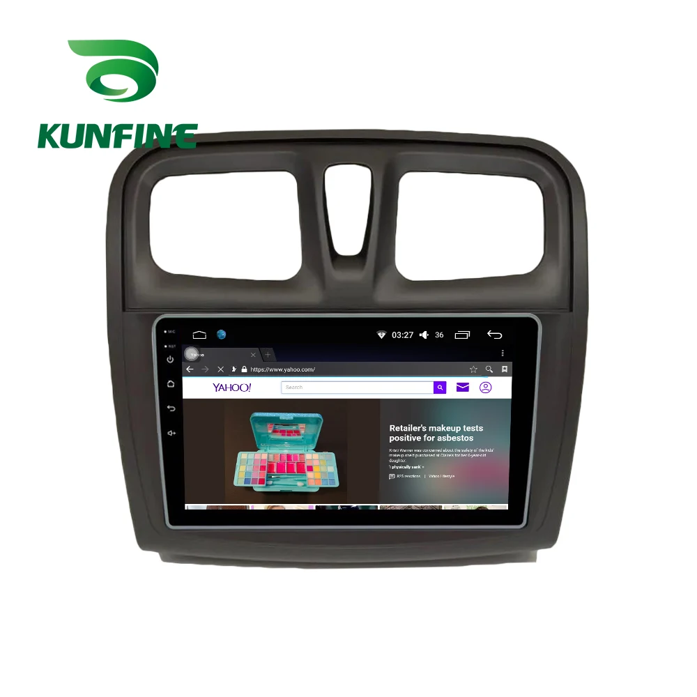 Восьмиядерный автомобильный DVD-плеер Android 10 0 GPS-навигация для Renault sandero symbol 2014 2015 2016