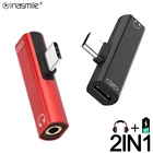 Переходник USB 3,5Type C3,0 мм для наушников, 2 в 1, для MacBook Pro, Xiaomi, Huawei, кабель для зарядки
