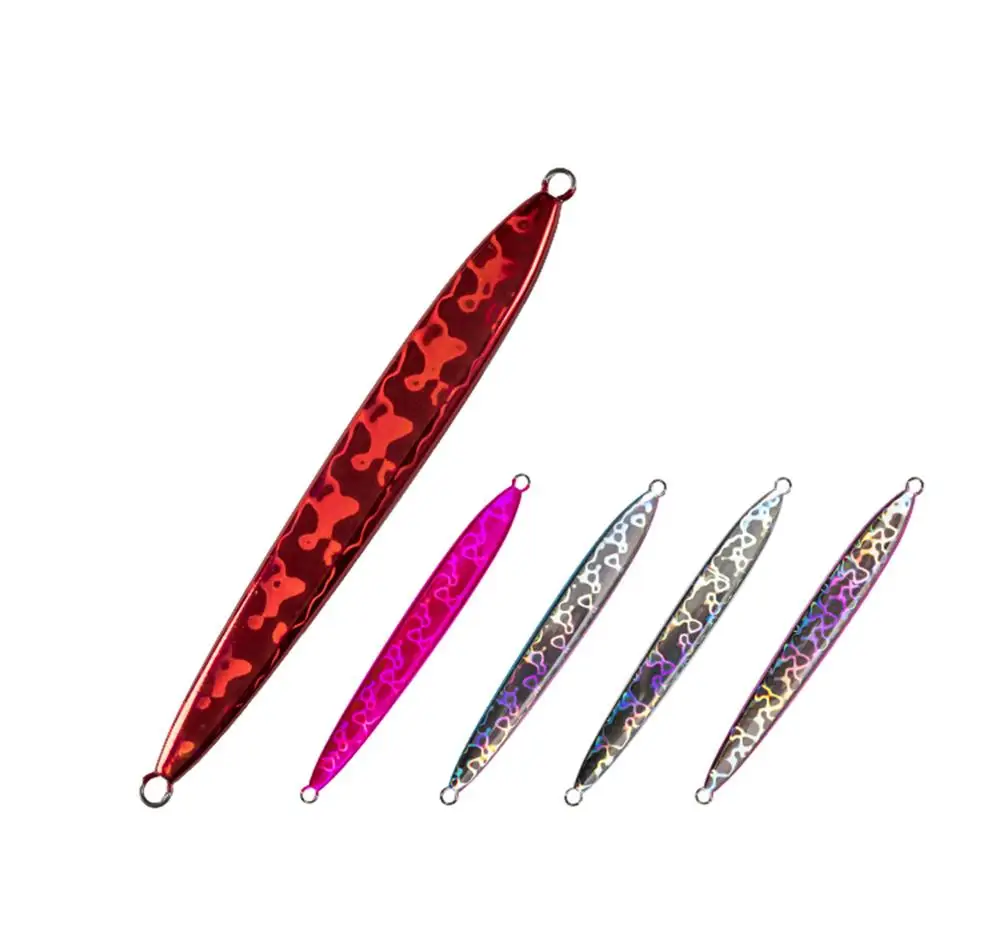 1 шт. приманка для Глубоководной Рыбалки светящаяся Зебра медленное джиг ложка