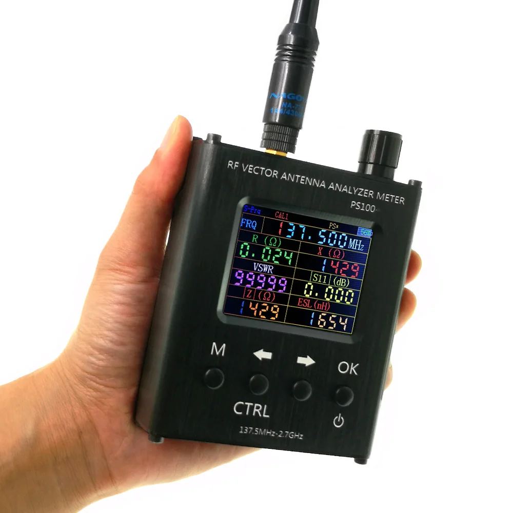 N1201SA 137 5 МГц 2700 УФ радиочастотный анализатор антенны измеритель SWR тестер с