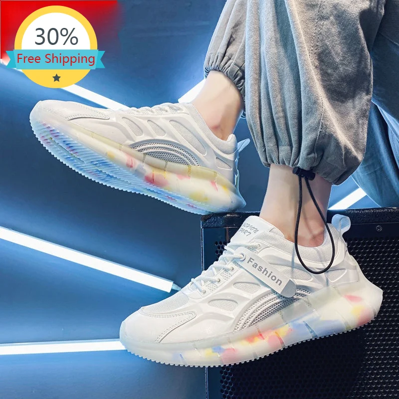 

Fashion coconut shoes men's shoes 2021 summer new trend wild men's sports dad shoes mesh breathable casual shoes lace-up shoes