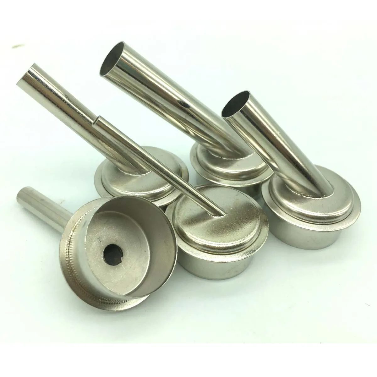 

5PCS High Quality 45 Degree Bent Curved Heat Nozzles 3/6/7/9/10mm hot air gun Nozzle for Quick 861dw Solving Station