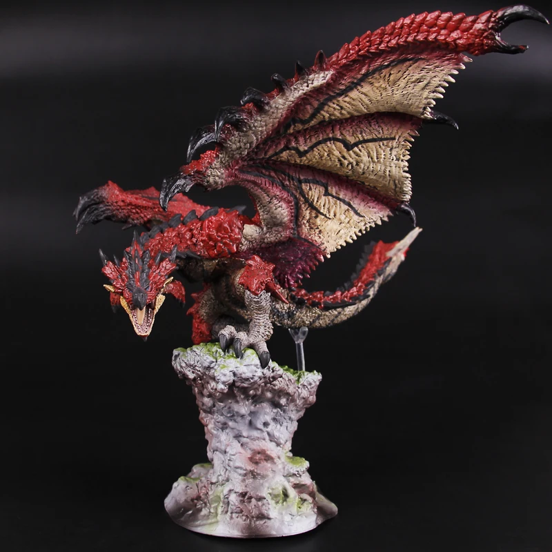 

Monster Hunter Hero Fire Dragon Rio Reus Limited Edition Japanese Genuine Action Figure Model Kids Toy Gift