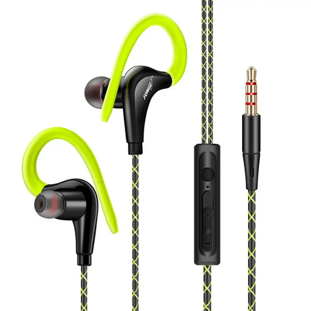 

S760 Sports Ear Hook Bass In-ear Volume Microphone Ergonomic Music Earphones