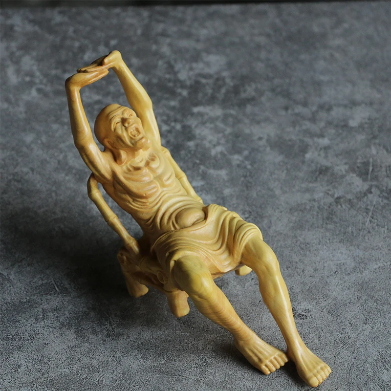 

Статуя Будды дзэн фэн-шуй из плотной древесины, 14 см