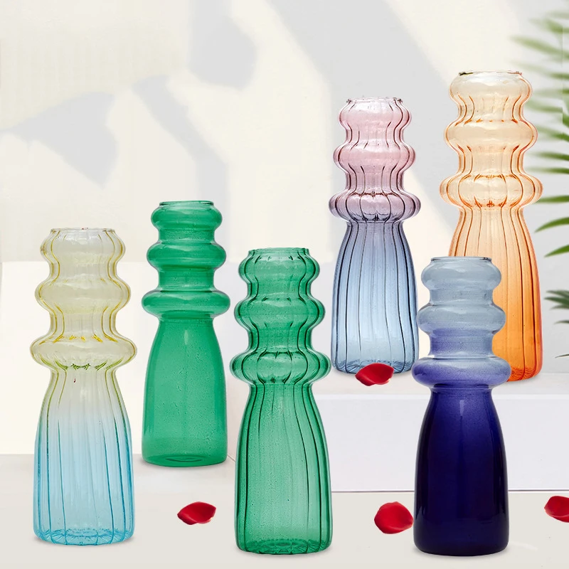 Стеклянная ваза O.RoseLif Скандинавская гальванизированная Золотая стеклянные вазы