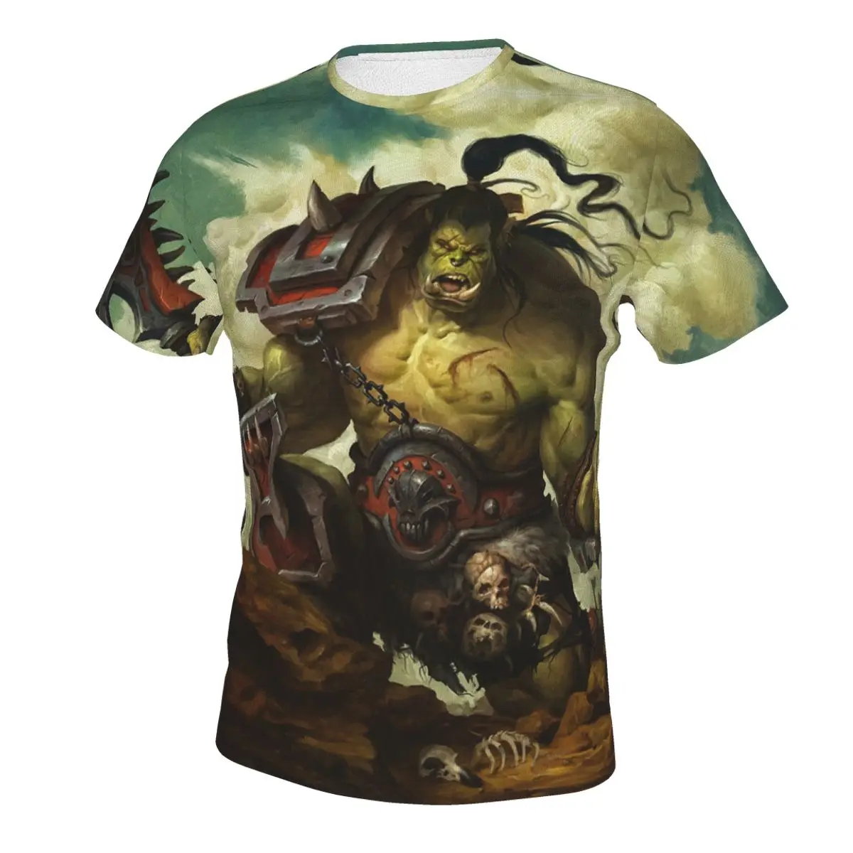 

Printer Orcs T Shirt Men High Quality Aesthetic Cool Vintage T-Shirt Harajuku Streetwear Anime Funny T Shirts
