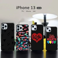 love heart phone case for iphone 13 12 11 mini pro xs max xr 8 7 6 6s plus x 5s se 2020