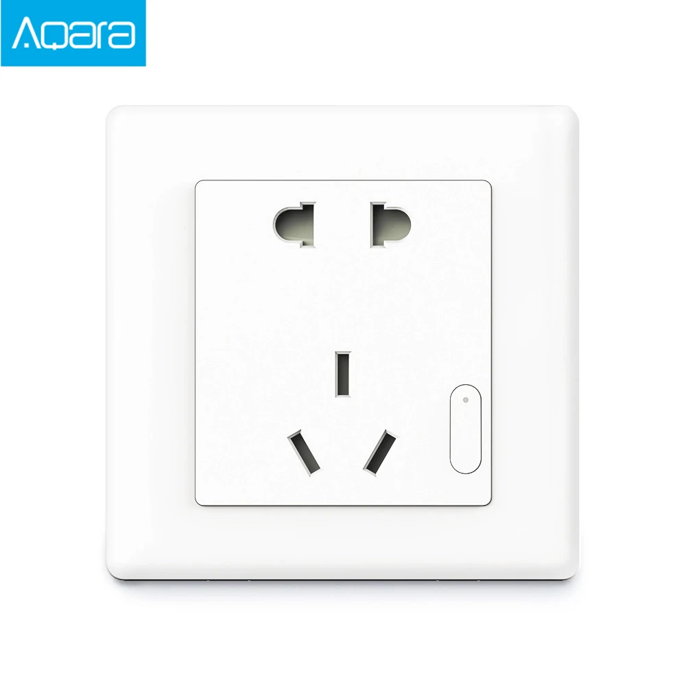 

Xiaomi Aqara Smart Wall Socket ZigBee Version Wireless Remote Light Control Power Plug Mijia Outlet Board