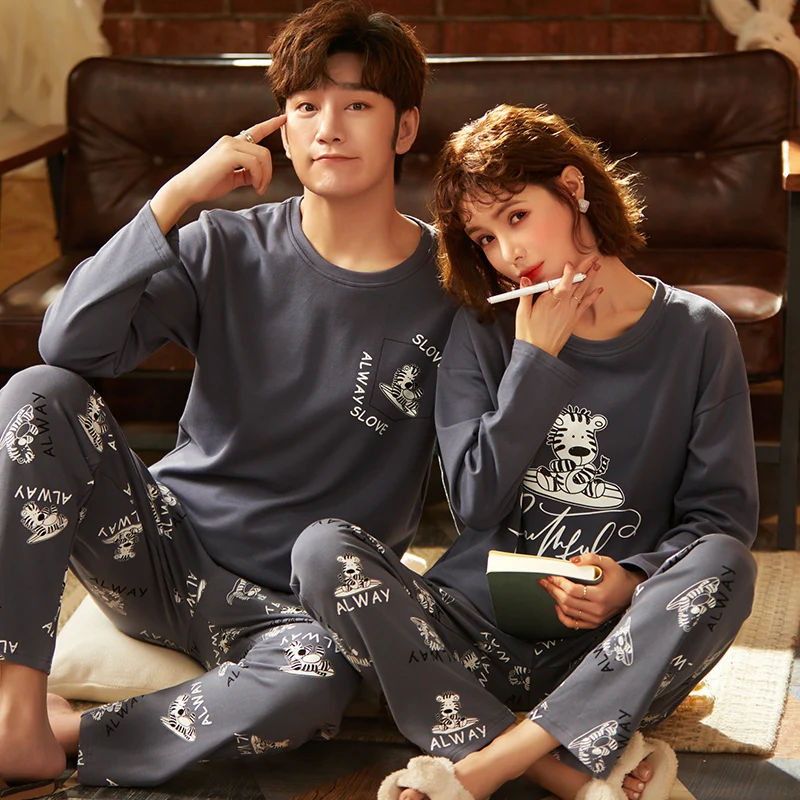 

Man pijamas Sleep tops Pants pajama sets Women pijama Cotton Male Female Sleepwear couple Home clothes pyjama homme pijama muje