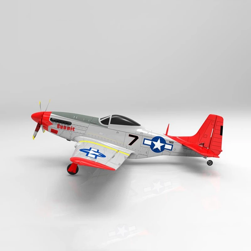 Volantex RC 768-1 Mus &amp tang P51D 2 4 ГГц 6 каналов 750 мм 29 5 дюйма красный размах крыльев EPO Warbird