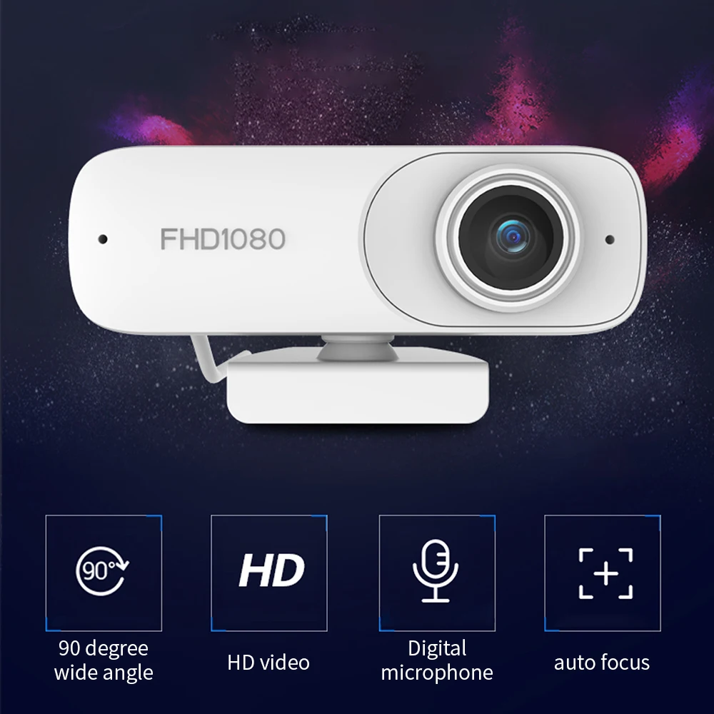 Мини веб камера HD 1080P для ПК с сенсорным управлением|Веб-камеры| |